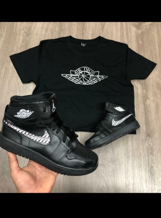 CAMISETA JORDAN DIOR PLATEADO