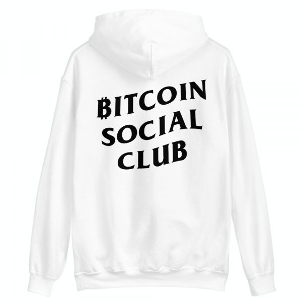 Sudadera BITCOIN SOCIAL CLUB (White Edition)