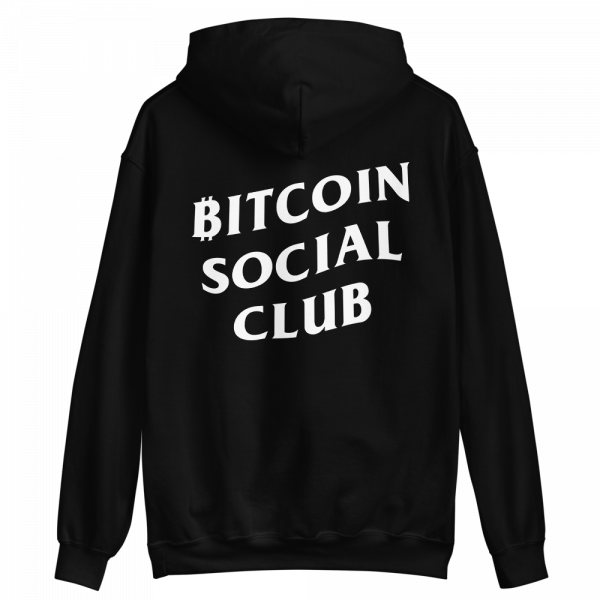 Sudadera BITCOIN SOCIAL CLUB (Black Edition)